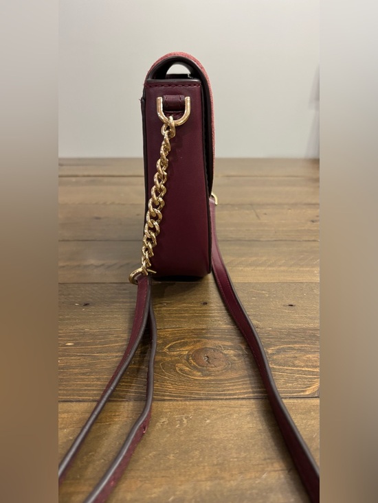 Michael Kors Mott Leather and Suede Saddle Bag - Picture 3 of 13